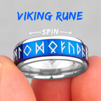 PENDRA Viking Rune Spin Ring
