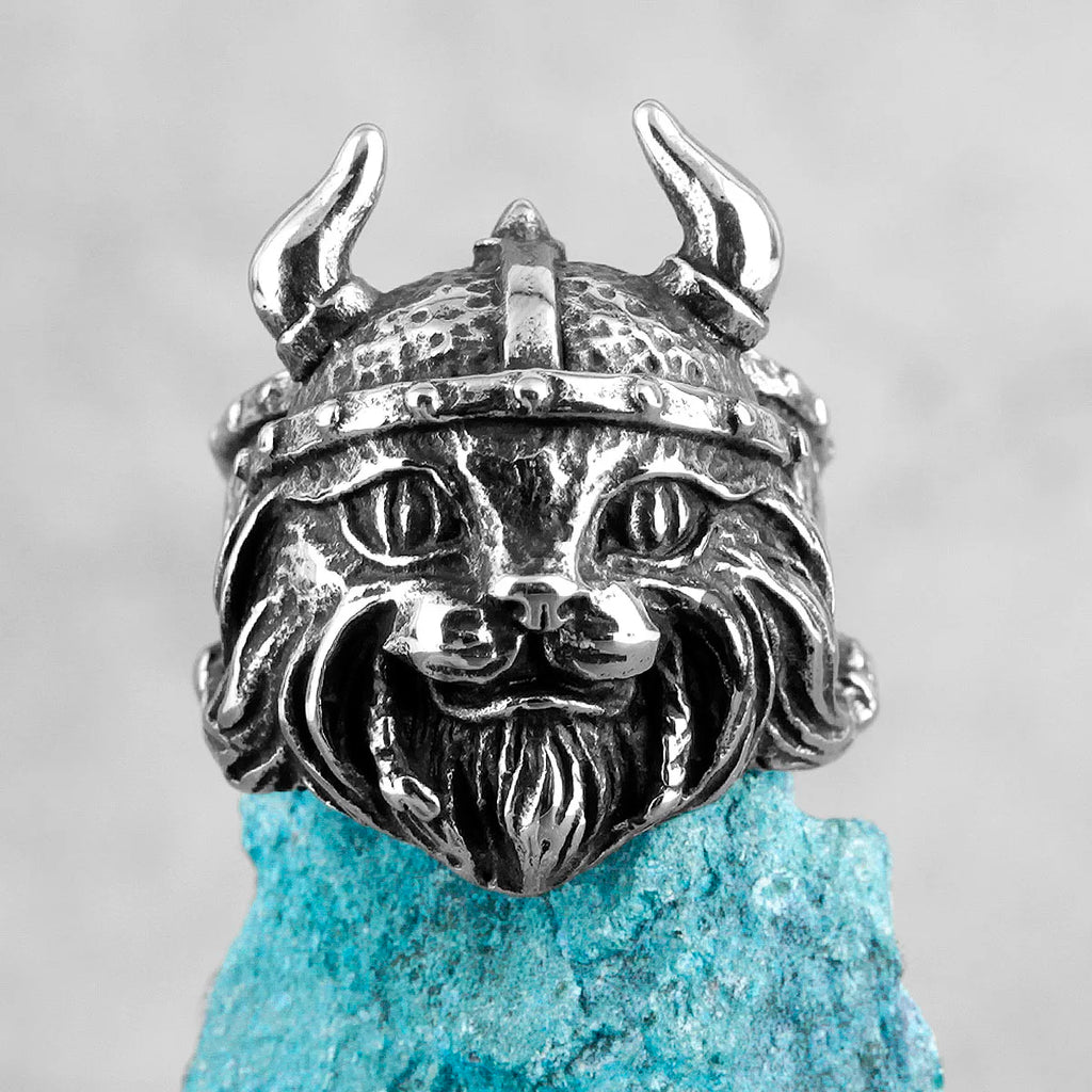 PENDRA Pirate Hat Cat Steel Ring