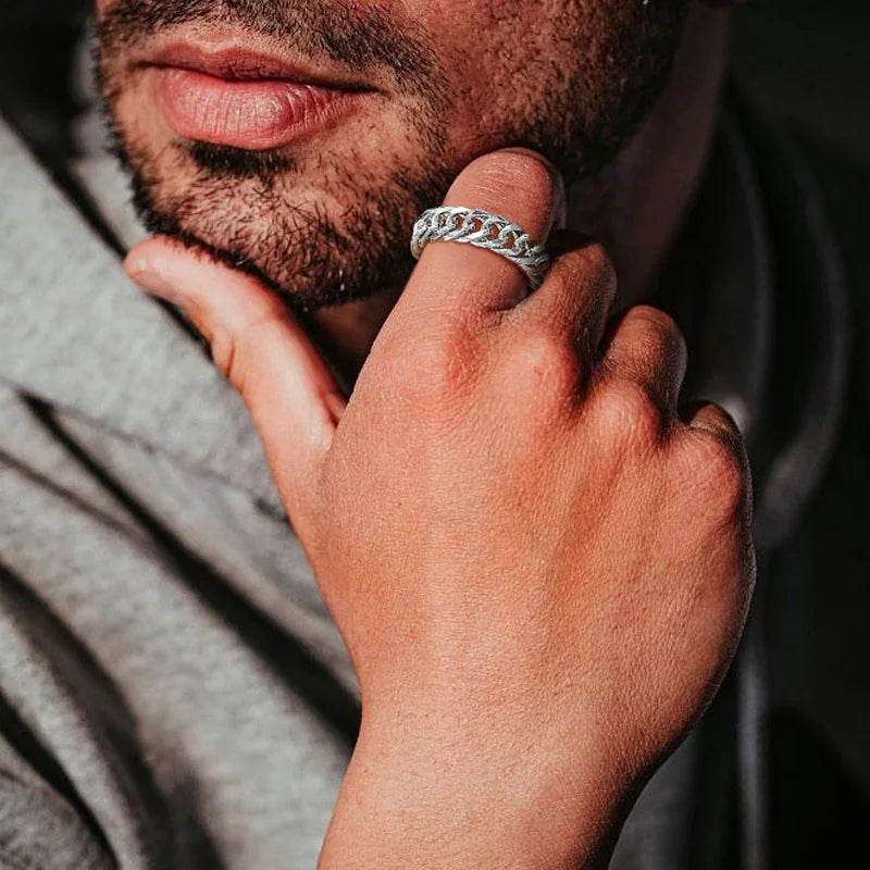 PENDRA LINK Miami Thick Steel Ring