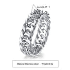 PENDRA LINK Miami Thick Steel Ring