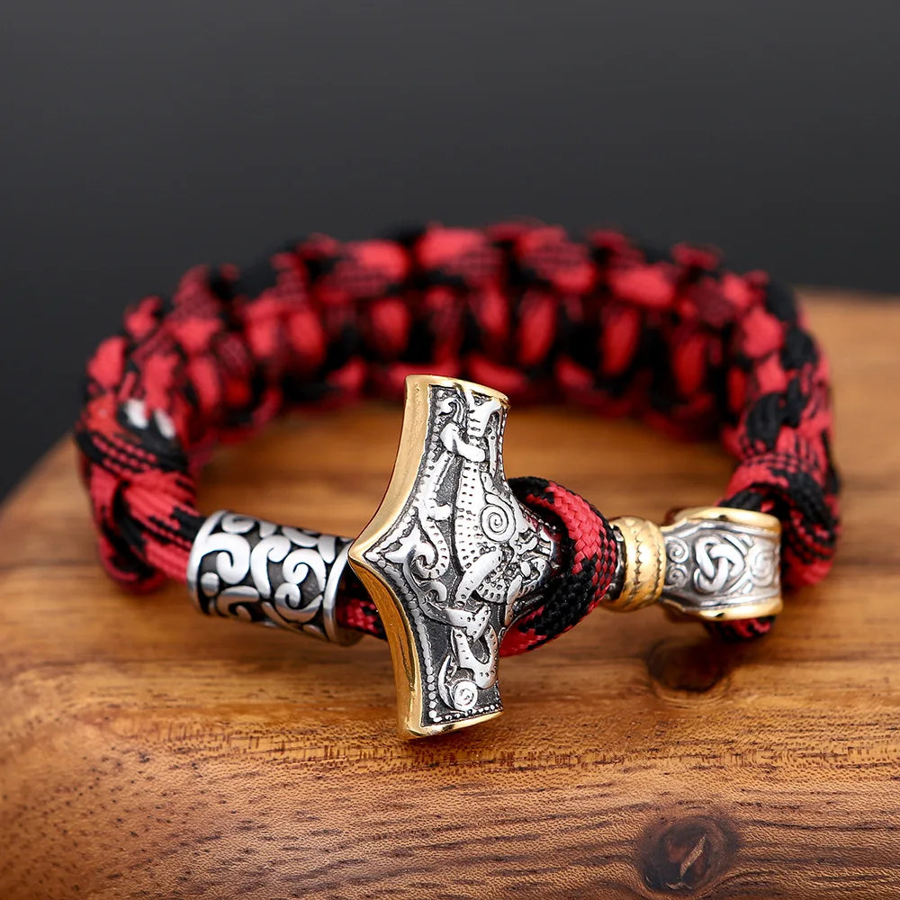 PENDRA Thor Hammer Classic Viking Bracelet