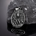 PENDRA Wolf Gold Celtic Necklace