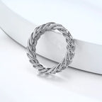 PENDRA Miami Cuban Curb Steel Ring