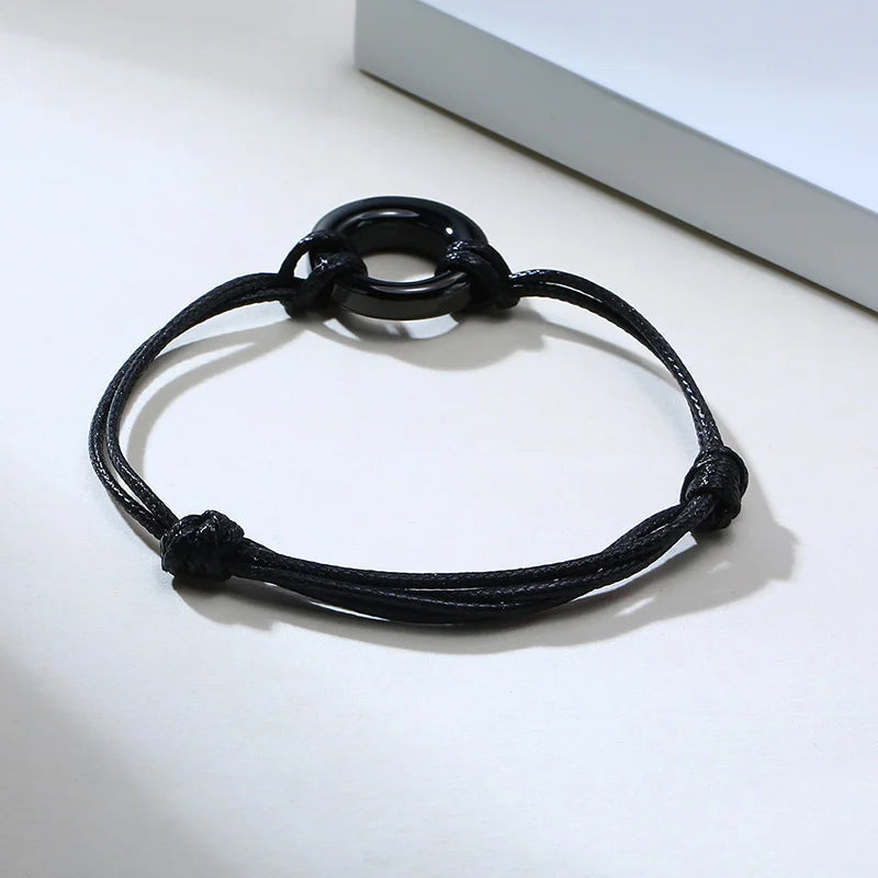 PET CREMATION JEWELRY URN MEMORIAL CIRCLE BRACELET PET SYMPATHY GIFT REMEMBRANCE GIFT IN LOVING MEMORY ASHES HOLDER