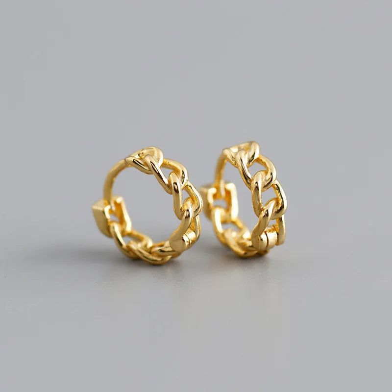 PENDRA Hoop Sterling Silver 4 Earrings