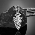 PENDRA Leather Compass Necklace