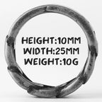 PENDRA Love Forever Couple Steel Ring