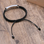 Ashes Bracelet,Men's Cremation Urn Braided Bracelet, Ashes Jewelry for Him,Stainless Steel Men's Urns Gift
