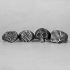 PENDRA Black Spot Geometry Ring