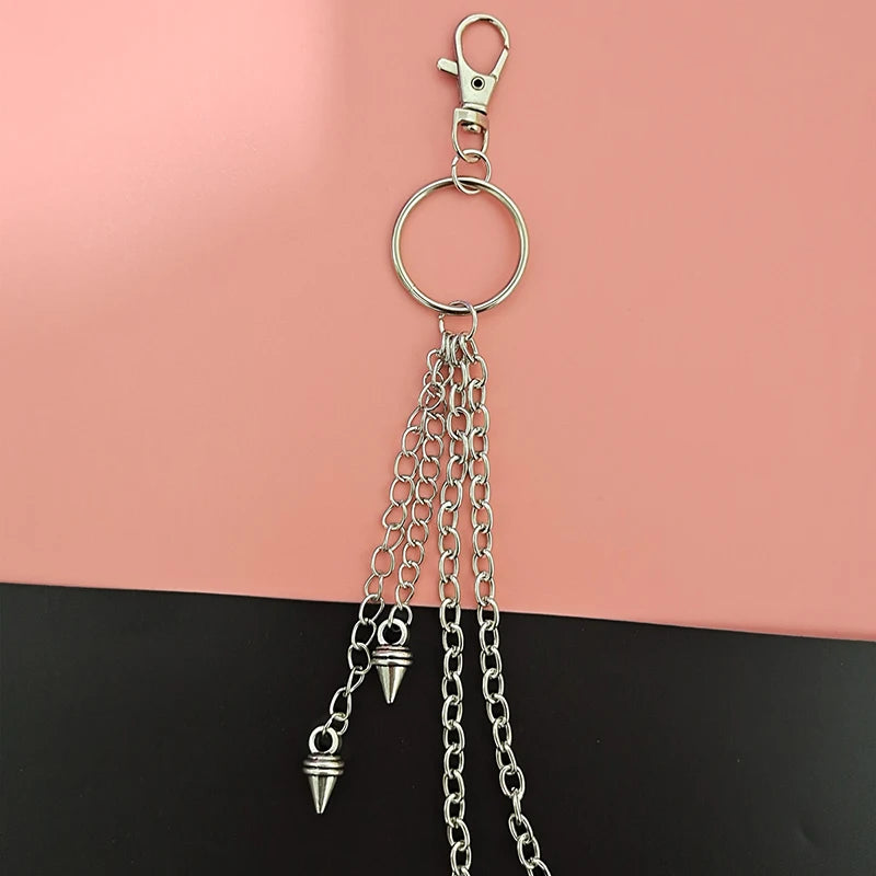 PENDRA Moonstar Rivet Waist Chain Keychain