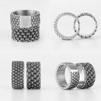 PENDRA Love Interweaving Weave Steel Ring