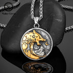 PENDRA Wolf Gold Necklace