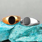 PENDRA Glue Smaller Boyfriend Steel Ring