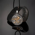 PENDRA Crow Rune Viking Necklace