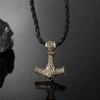 PENDRA Rune Norse Hammer Necklace