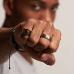 PENDRA Ravmire Tungsten Band Ring