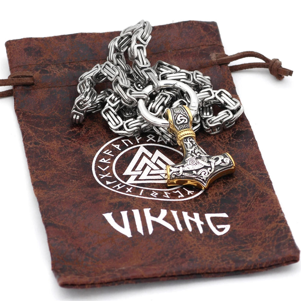 PENDRA Wolf Norse Necklace