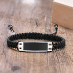 Ashes Bracelet,Men's Cremation Urn Braided Bracelet, Ashes Jewelry for Him,Stainless Steel Men's Urns Gift