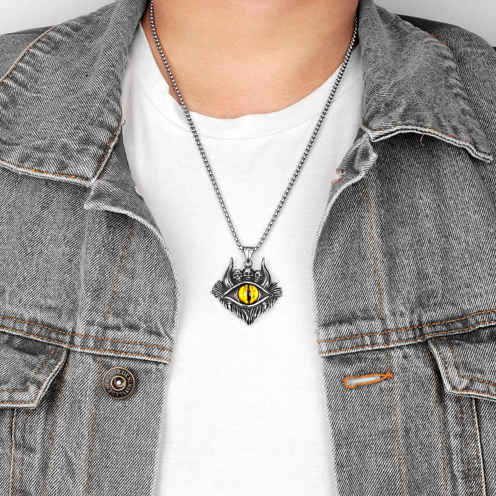 PENDRA Veymora Skull Motif Necklace