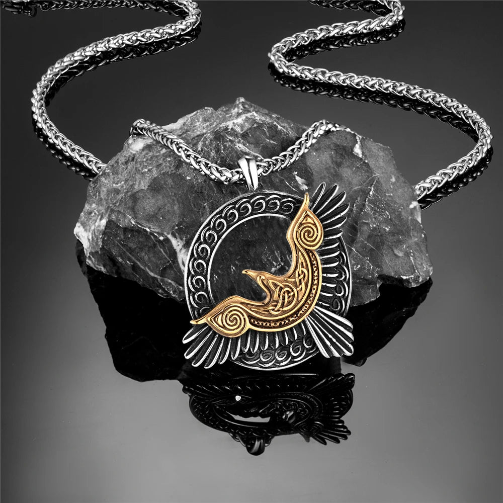 PENDRA Eagle Gold Necklace