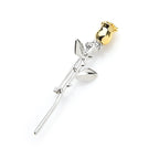 PENDRA Aurelia Classic Gold Rose Flower Brooch