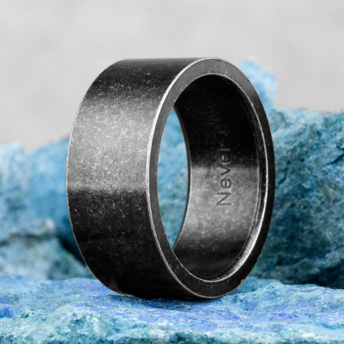 PENDRA Old Round Boyfriend Steel Ring