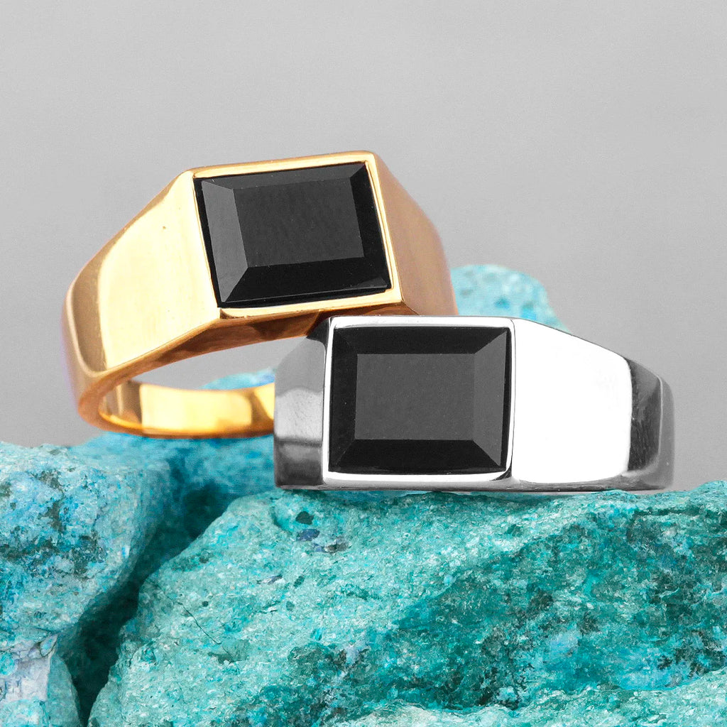 PENDRA Skinny Boyfriend Biker Steel Ring