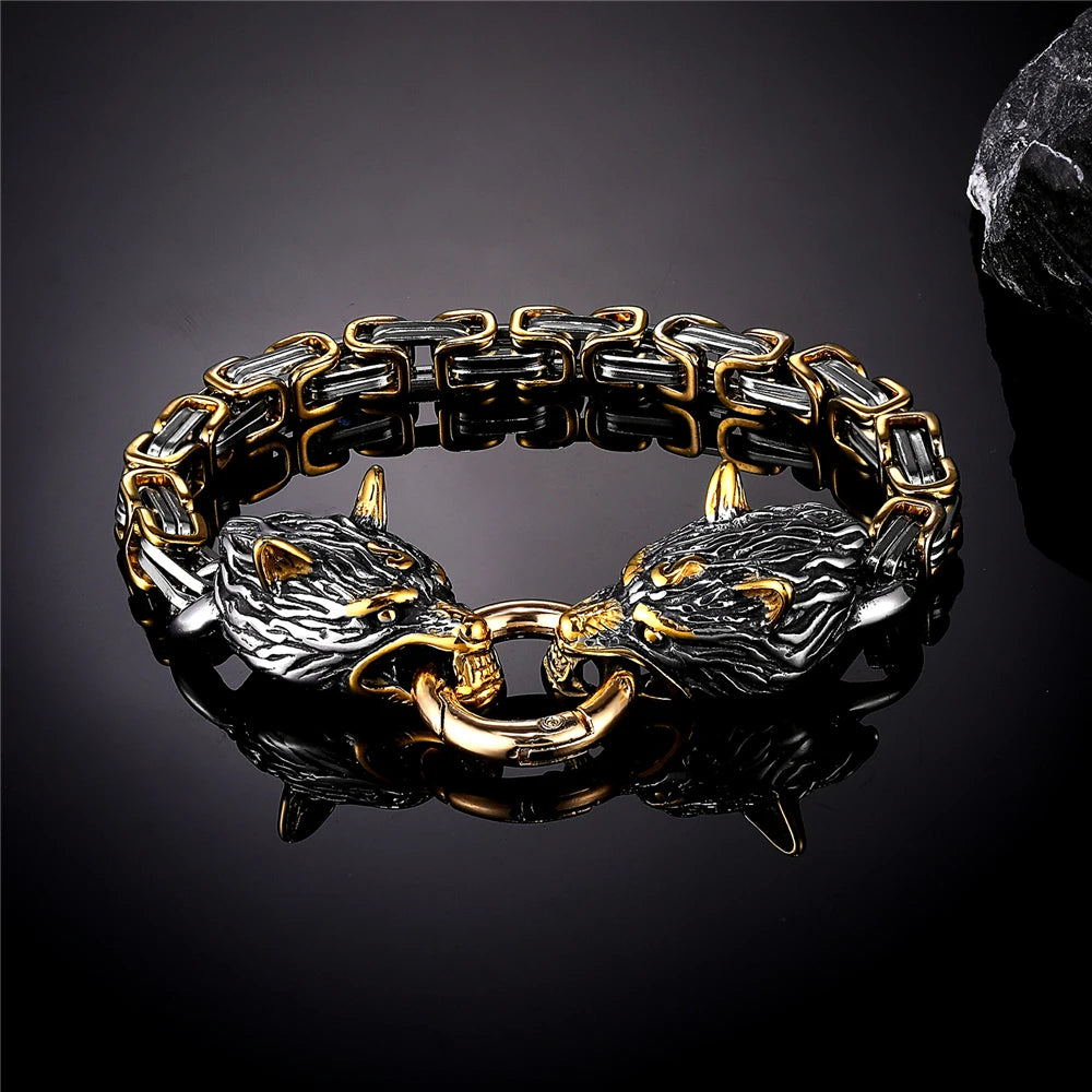 PENDRA Wolf Gold Bracelet