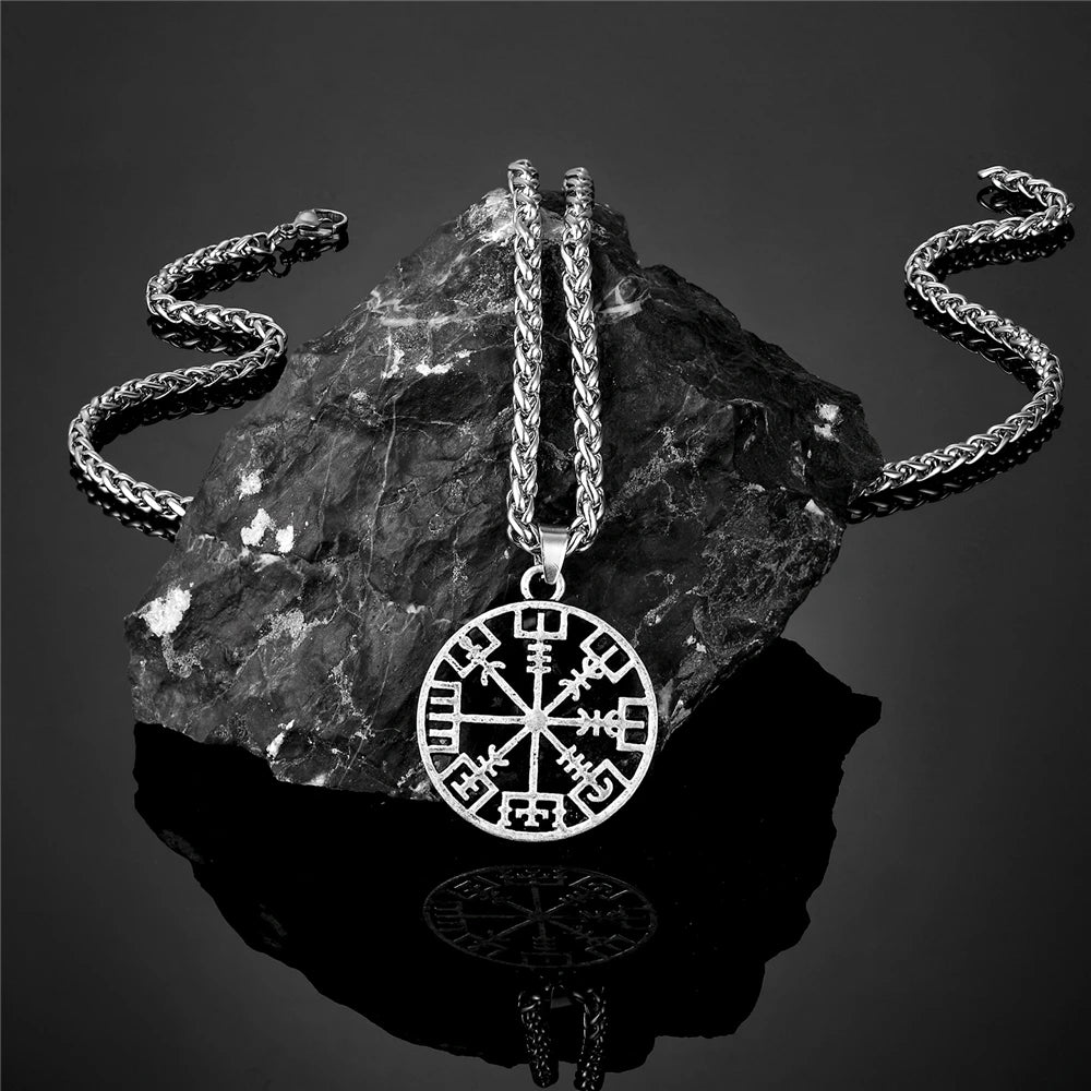 PENDRA Compass Norse Necklace