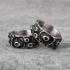 PENDRA Lunar Surface Moon Steel Ring