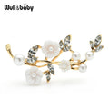 PENDRA Florielle12 Rhinestone Brooch