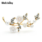 PENDRA Florielle12 Rhinestone Brooch