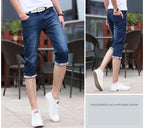 PENDRA Teenagers Cropped Korean Jeans