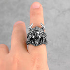 PENDRA Pirate Hat Cat Steel Ring