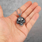 PENDRA Death Rock Headphone Steel Necklace