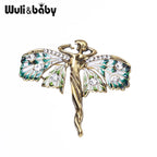 PENDRA Fairywing 2-Color Enamel Butterfly Brooch