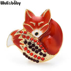 PENDRA Sleeping Fox Brooch