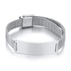 Men Bracelet Timeless Nature Of Mesh Watch Bands Bracelet Stainless Steel Classic Wristband Adjustable Personalized Custom