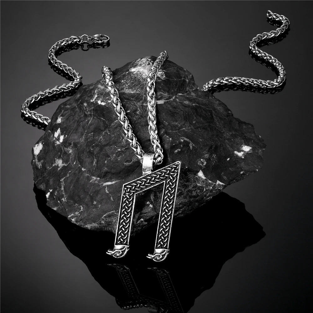 PENDRA Leather Norse Necklace