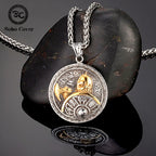PENDRA Warrior Helmet Gold Necklace
