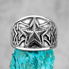 PENDRA Celebrity Super Star Steel Ring