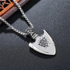 PENDRA Rune Compass Norse Necklace