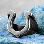 PENDRA Old Horseshoe Boyfriend Steel Ring