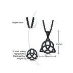 PENDRA Triquetra Knot Irish Pendant Necklace
