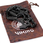 PENDRA Wolf Norse Steel Necklace