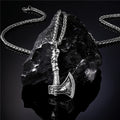 PENDRA Wolf Norse Leather Pendant
