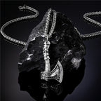 PENDRA Wolf Norse Leather Pendant