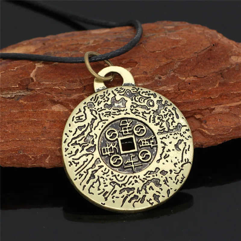 PENDRA Rune Compass Helmet Necklace