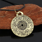 PENDRA Rune Compass Helmet Necklace
