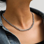 PENDRA Cuban Curb Link Chain Necklace